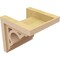 Ekena Millwork 10"W x 10"D x 10"H Wide Sheridan Rough Cedar Woodgrain TimberThane Corbel, Primed Tan CORUR10X10X10SHERCPR - alternate 4